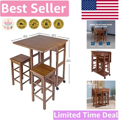 Mobile teak kitchen cart with - cart,