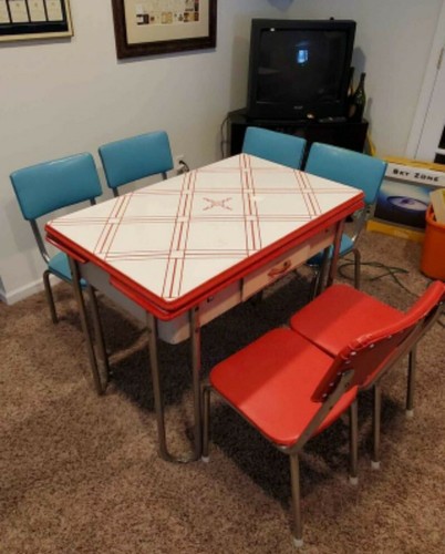 Retro 50s table chairs - 50s,