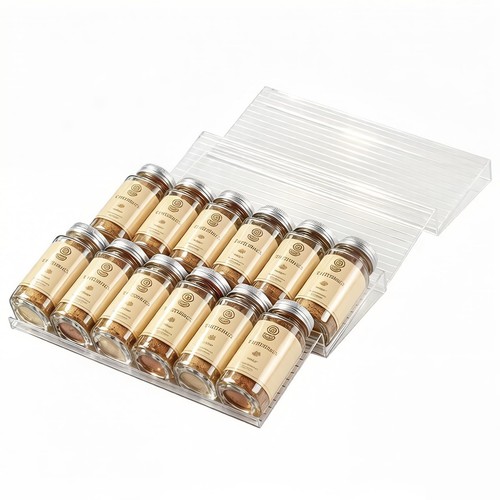 Acrylic spice drawer organizer - acrylic,